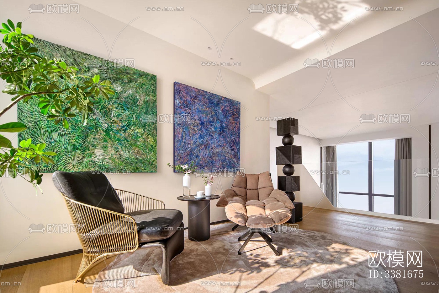 现代别墅效果图下载（渲染图7）