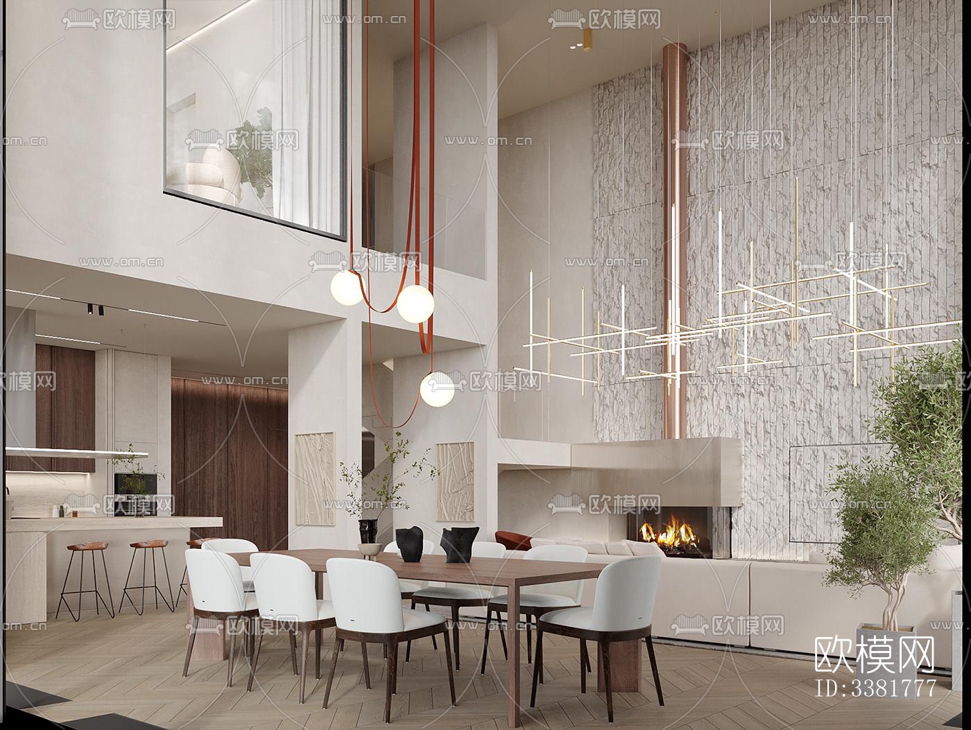 现代别墅效果图下载（渲染图14）