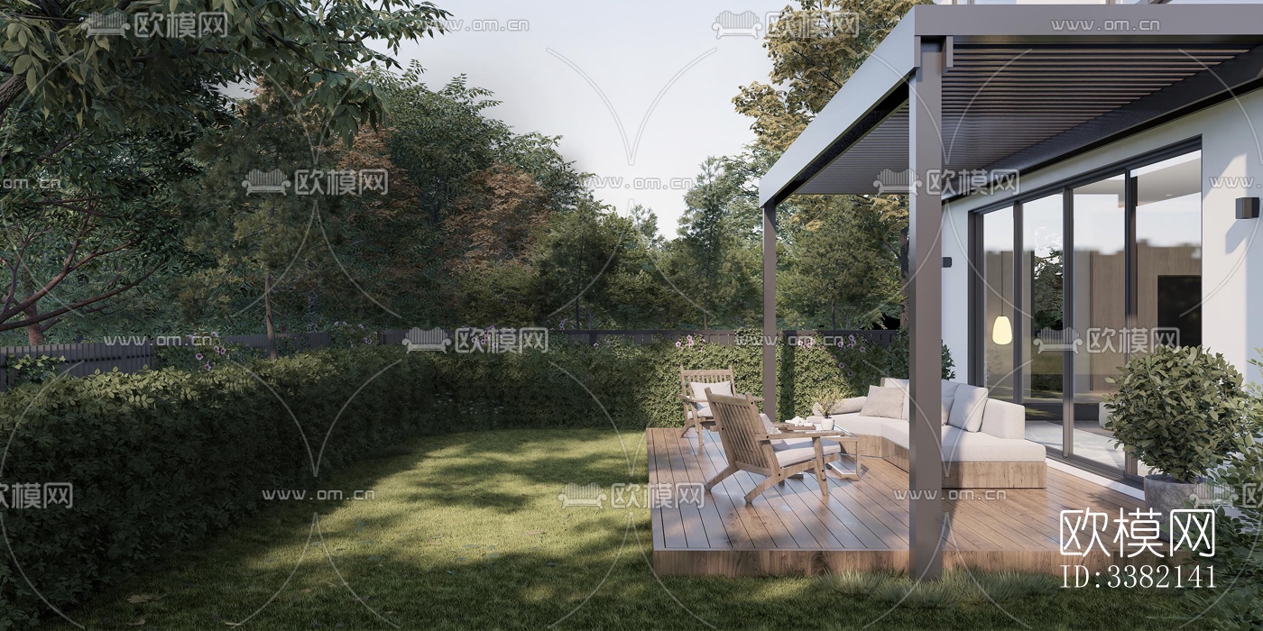 现代别墅效果图下载（渲染图2）