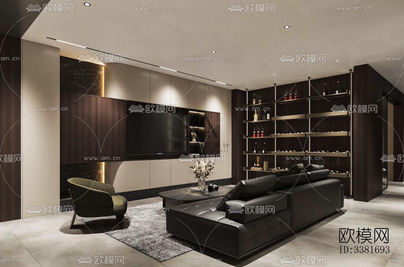 现代别墅效果图下载（渲染图8）