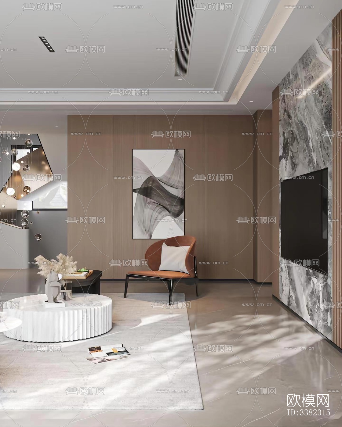 现代别墅效果图下载（渲染图10）