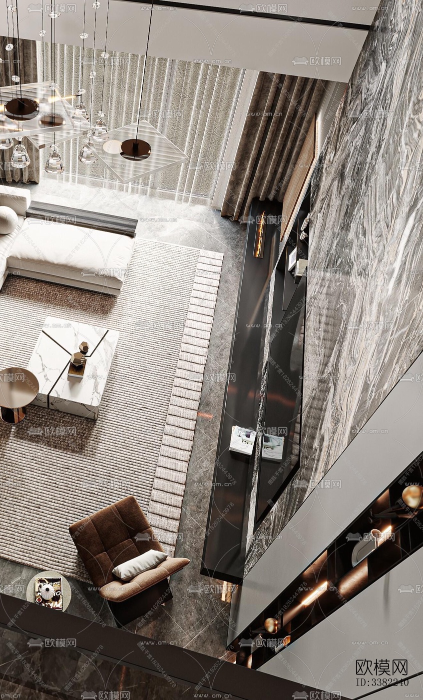 现代别墅效果图下载（渲染图1）