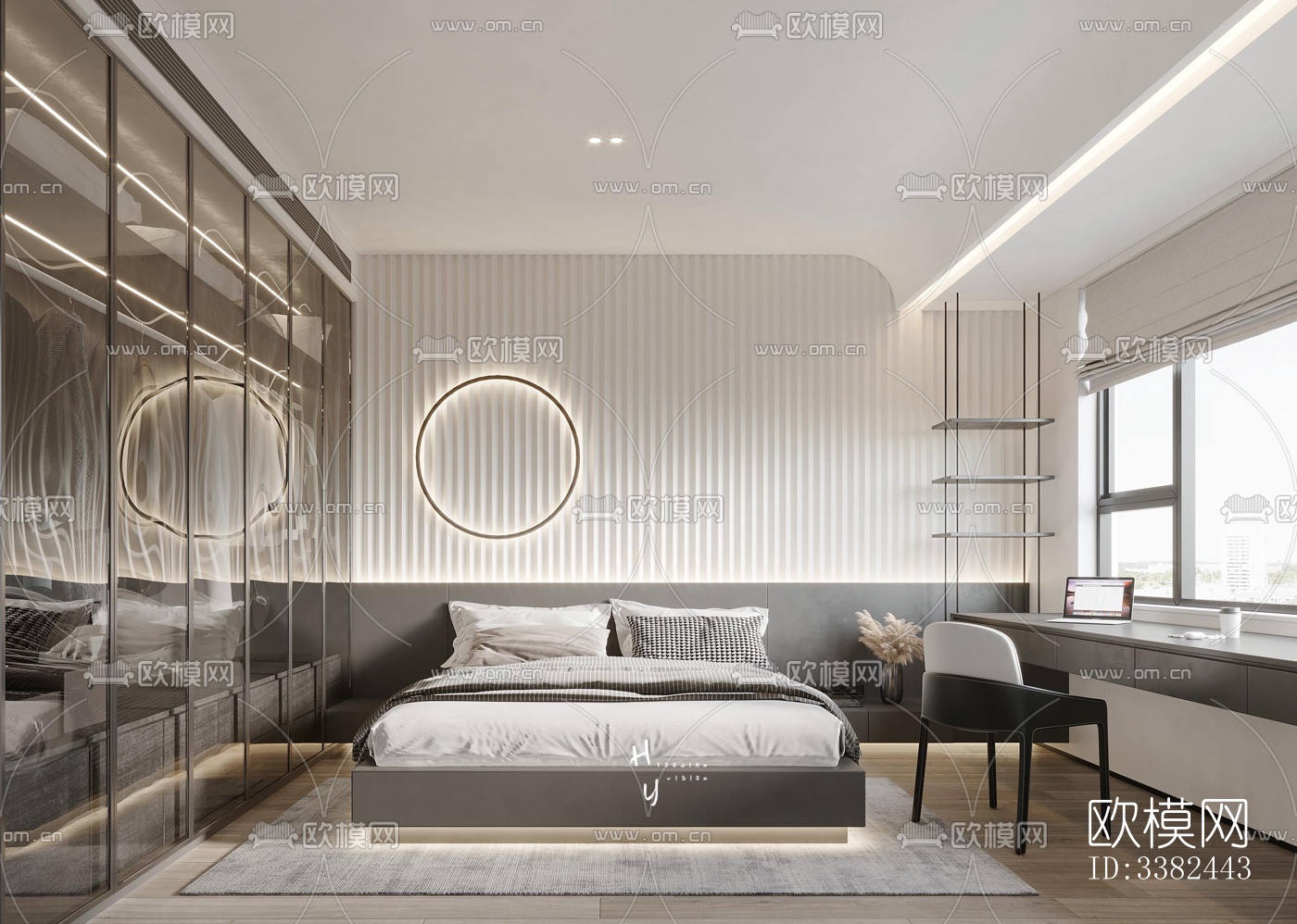 现代别墅效果图下载（渲染图5）