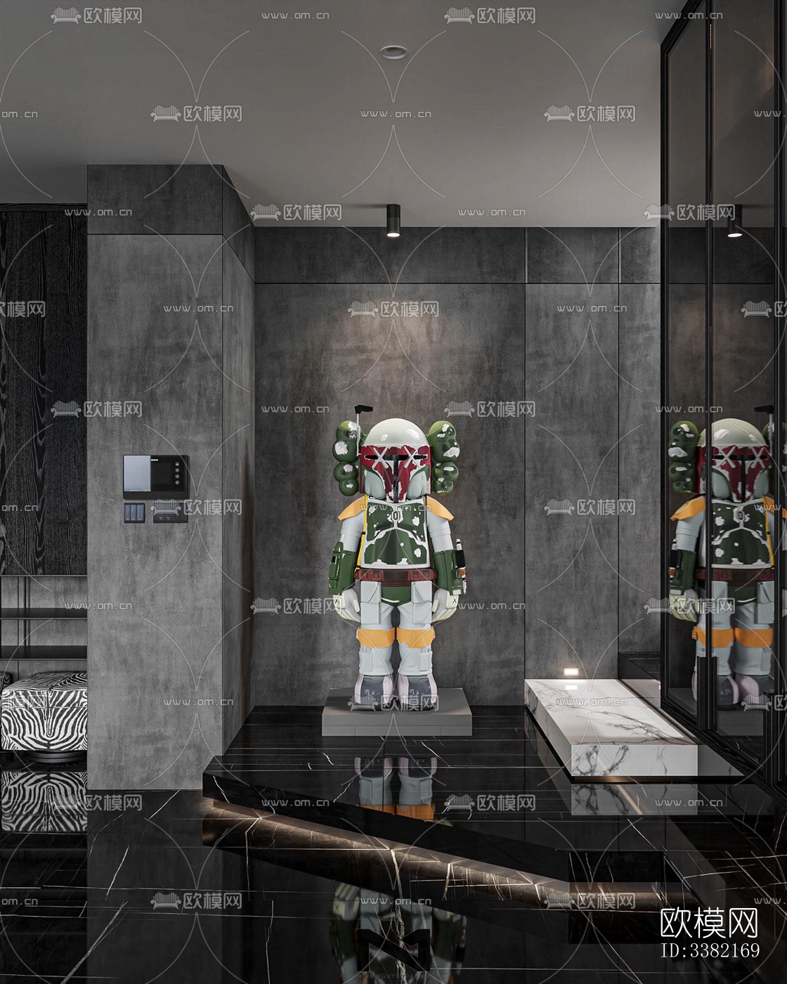 现代别墅效果图下载（渲染图3）