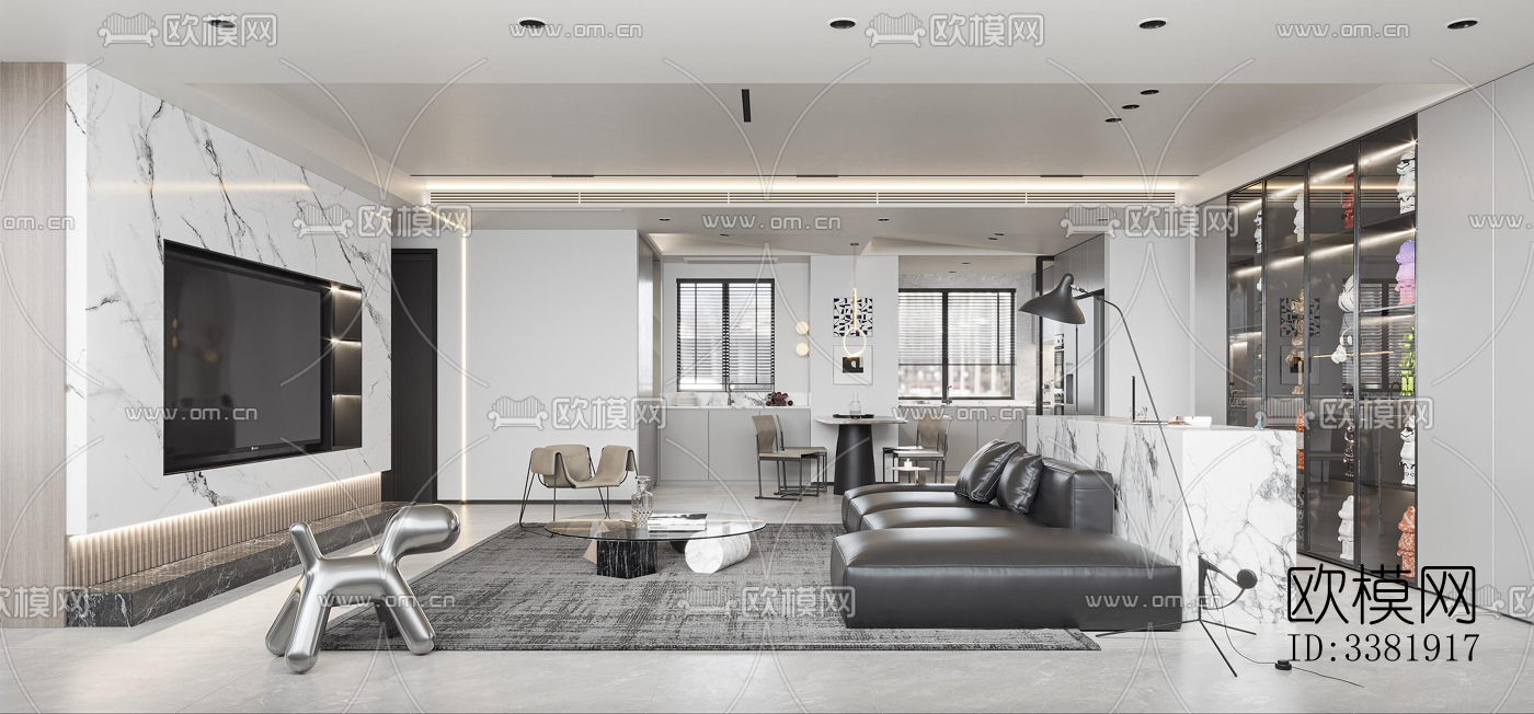 现代别墅效果图下载（渲染图7）