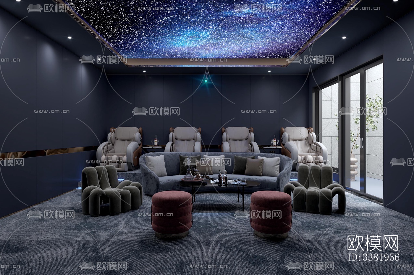 现代别墅效果图下载（渲染图10）