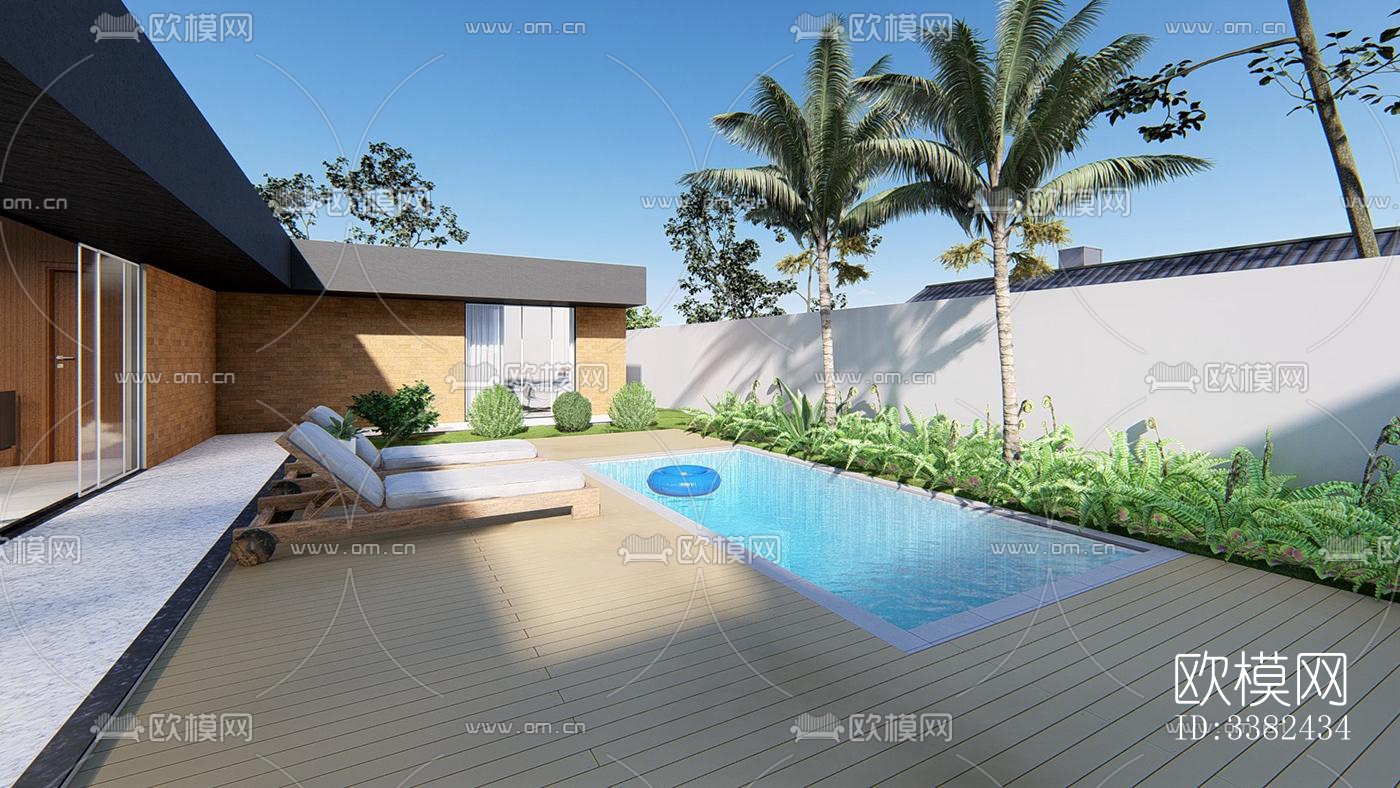 现代别墅效果图下载（渲染图9）