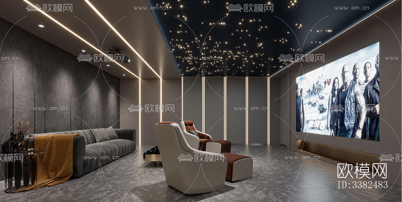 现代别墅效果图下载（渲染图6）