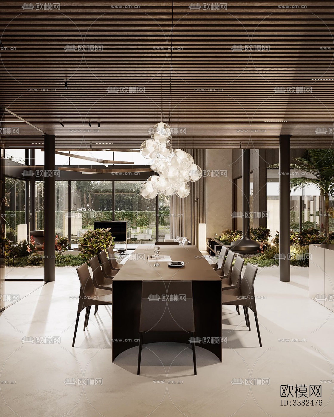 现代别墅效果图下载（渲染图4）