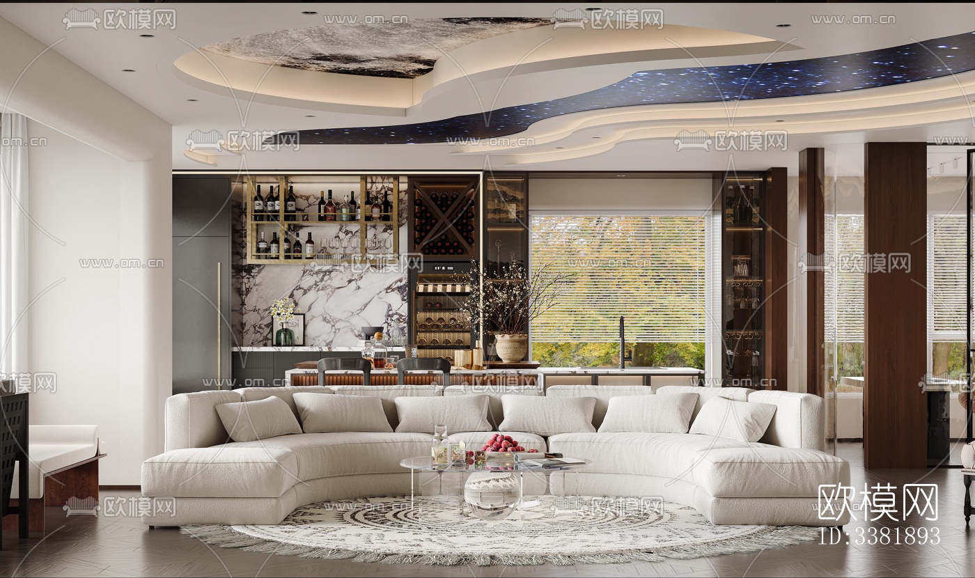 现代别墅效果图下载（渲染图2）