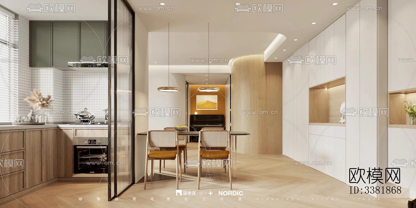 现代别墅效果图下载（渲染图1）