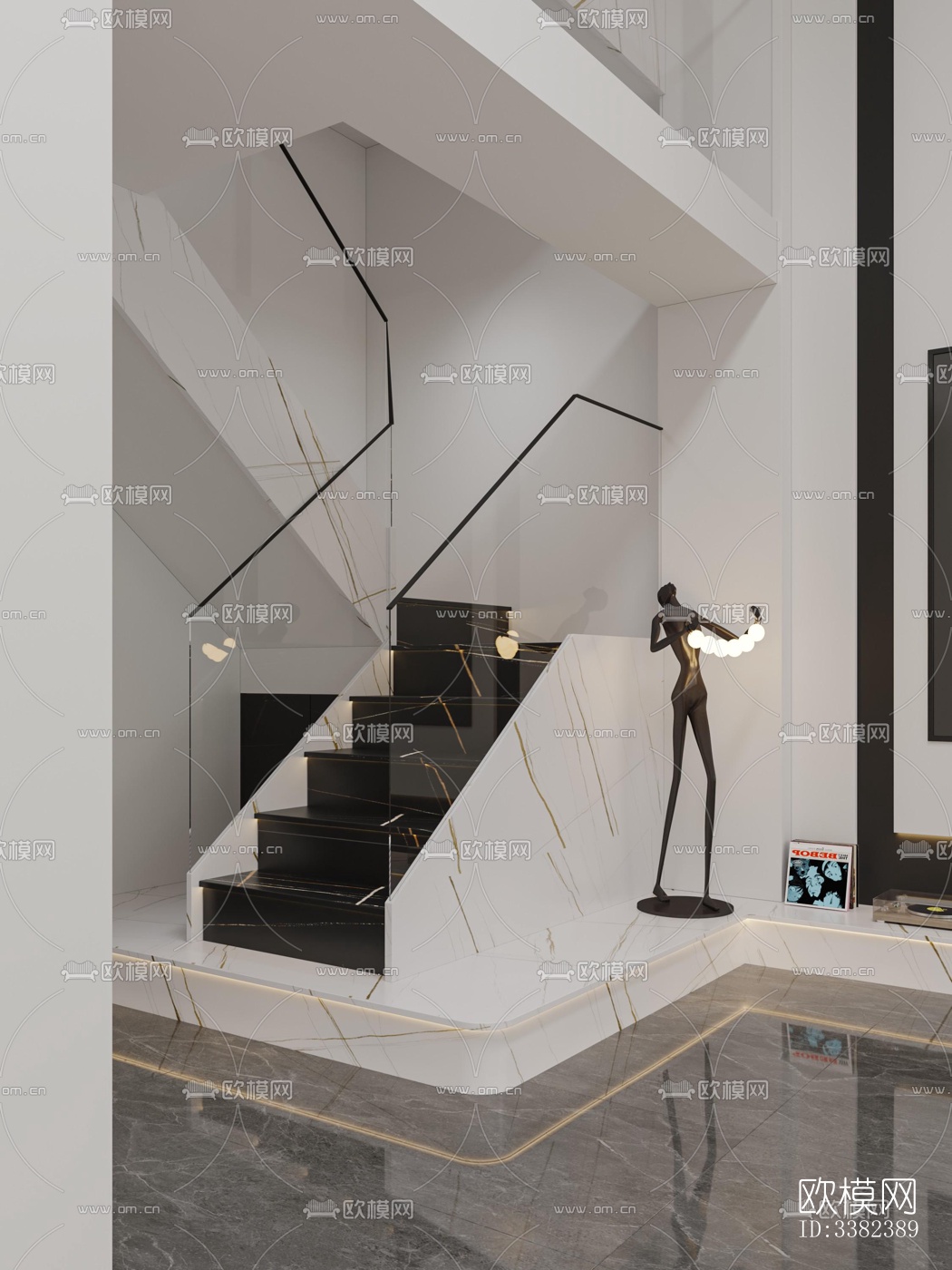 现代别墅效果图下载（渲染图11）