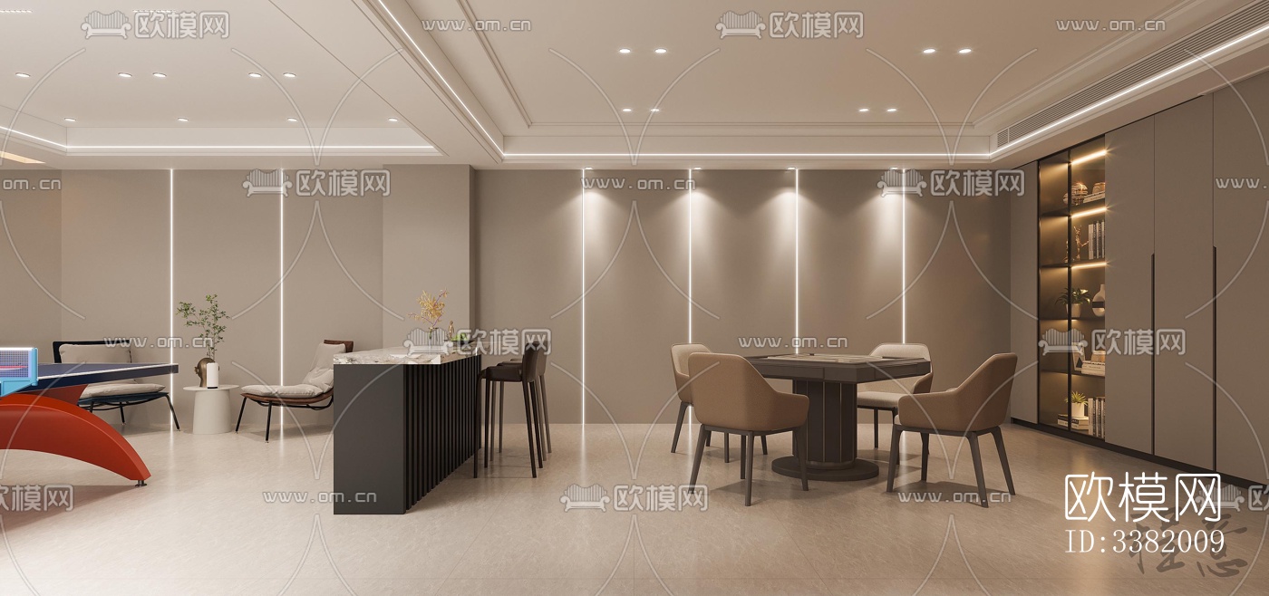 现代别墅效果图下载（渲染图1）