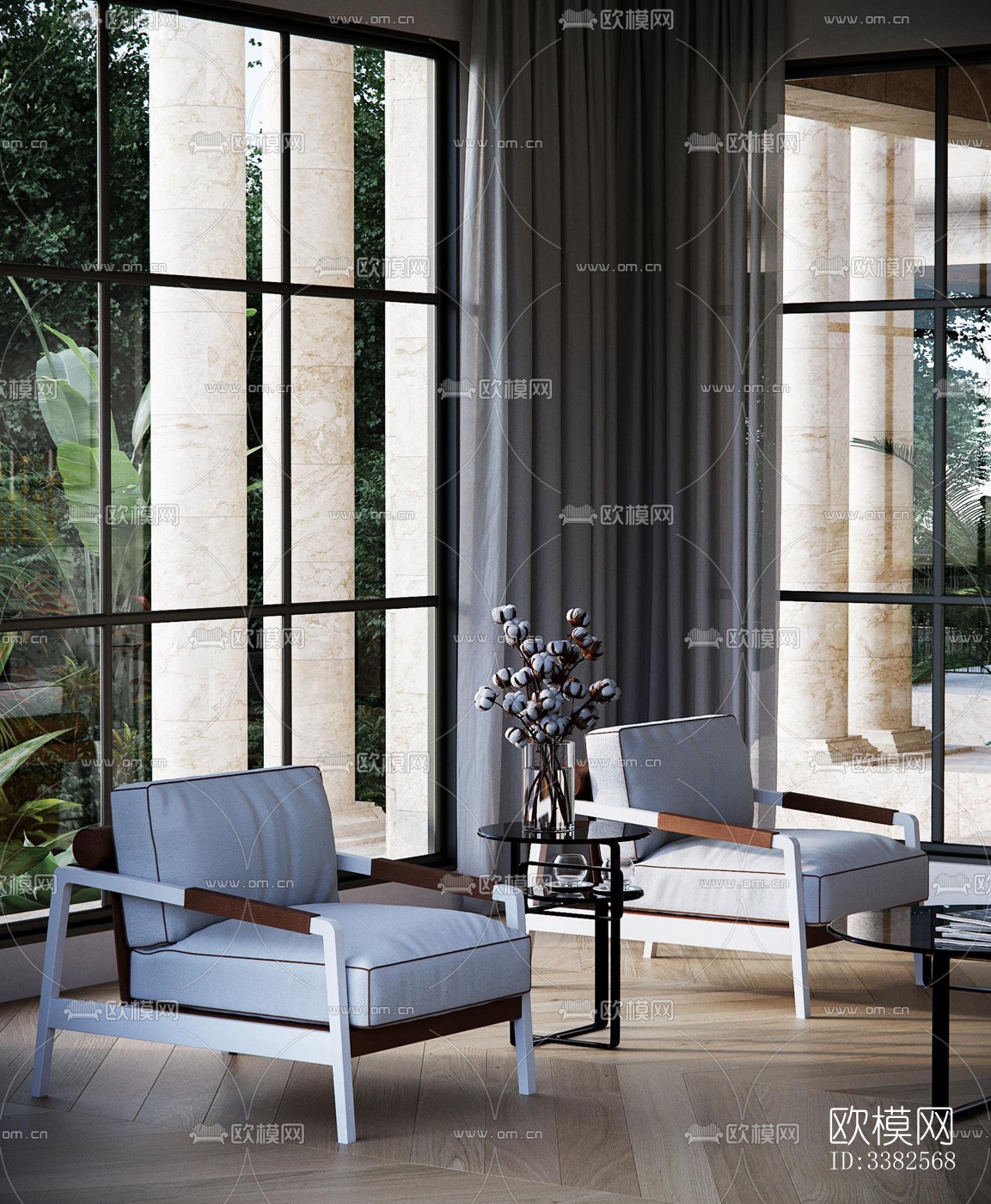 现代别墅效果图下载（渲染图6）