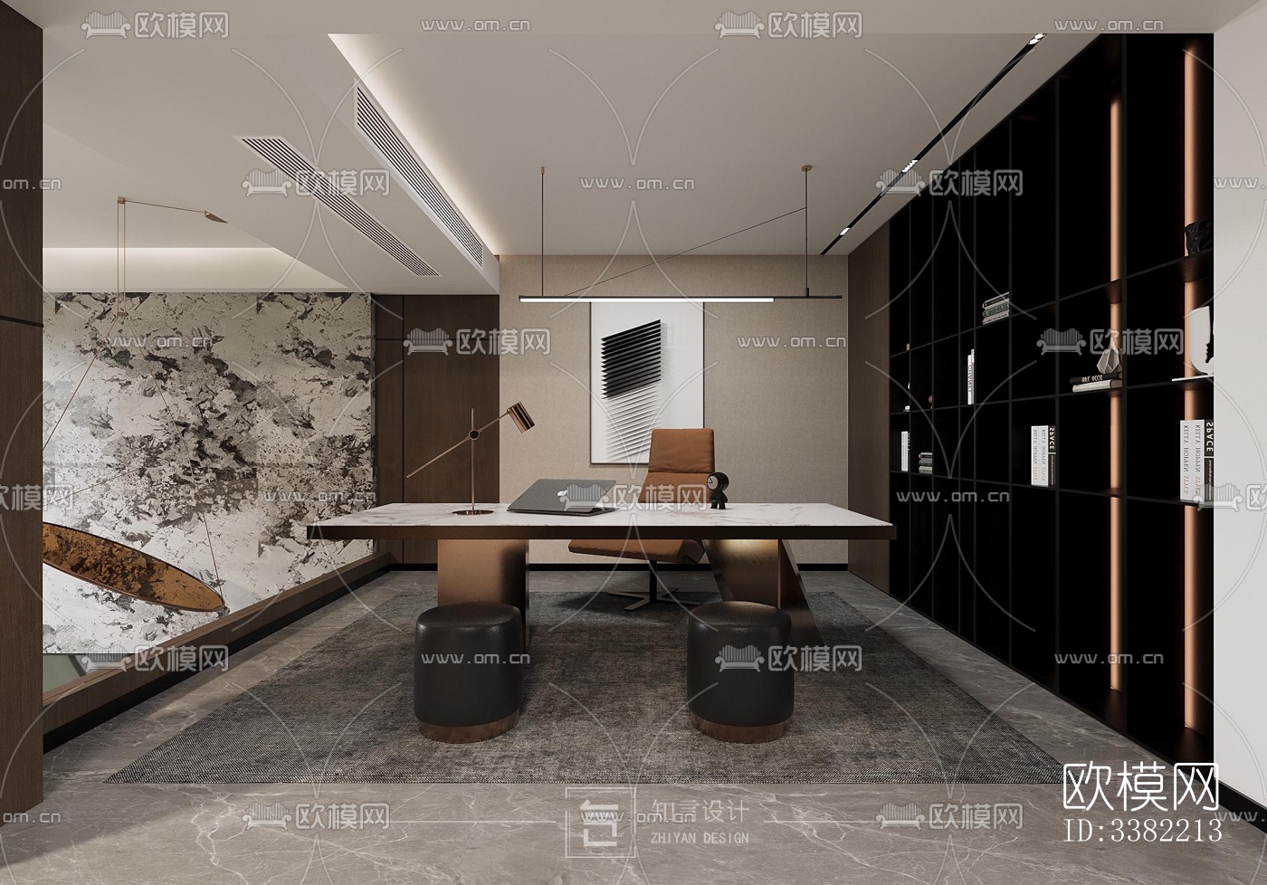 现代别墅效果图下载（渲染图6）