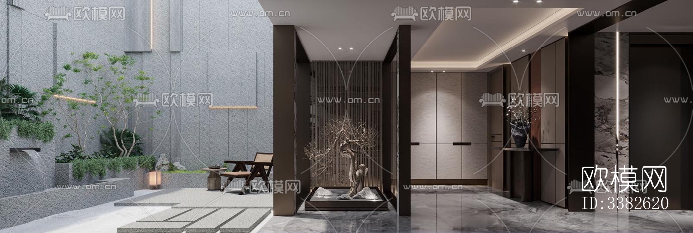 现代别墅效果图下载（渲染图4）