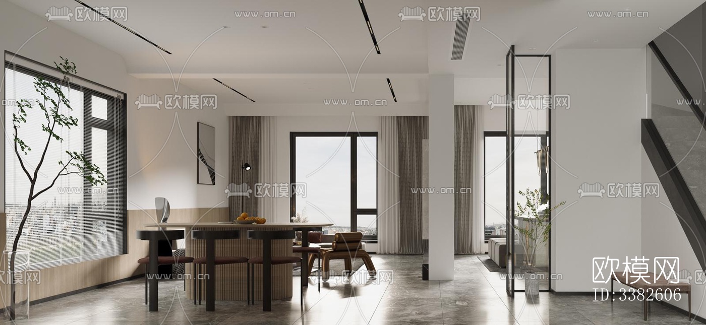 现代别墅效果图下载（渲染图11）