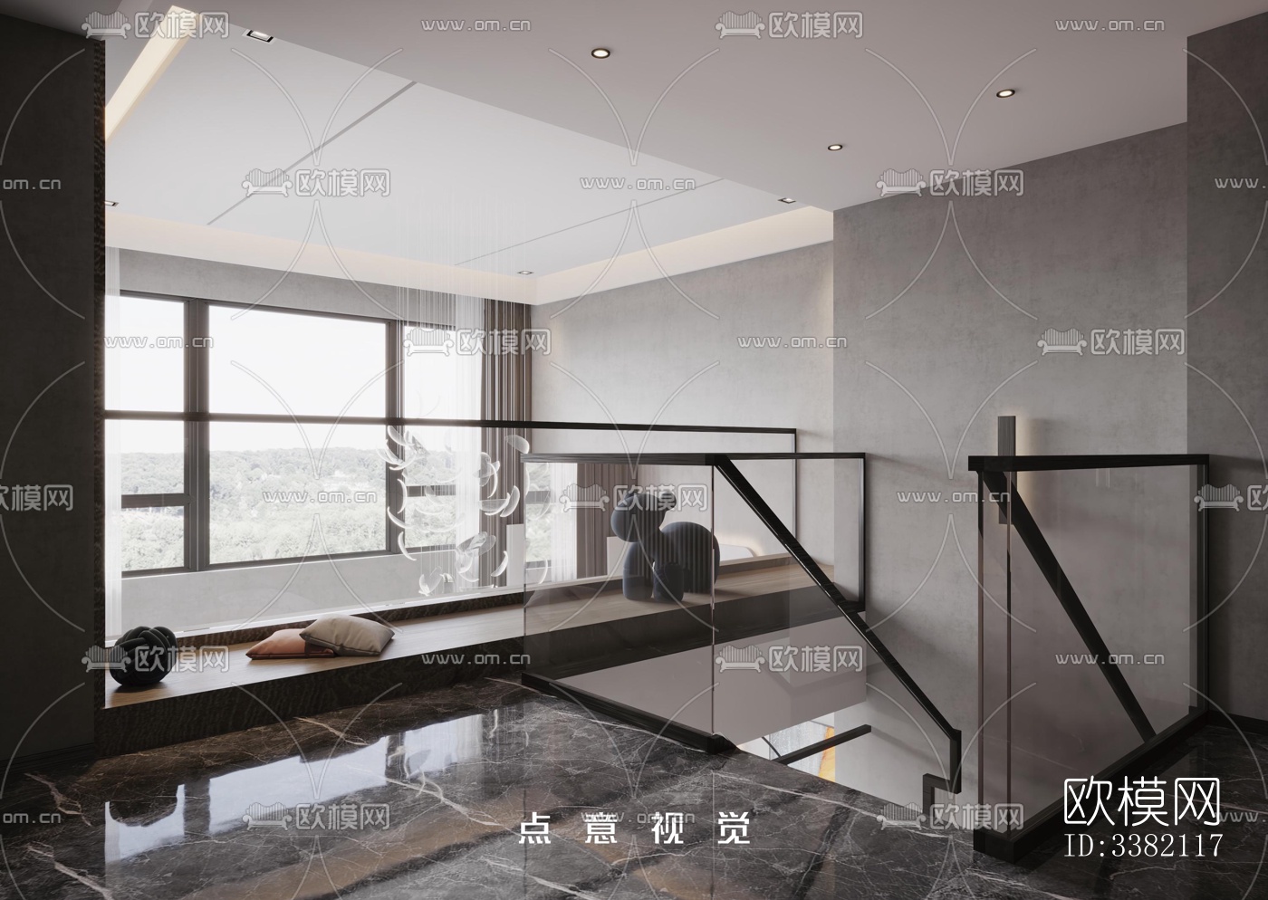 现代别墅效果图下载（渲染图6）