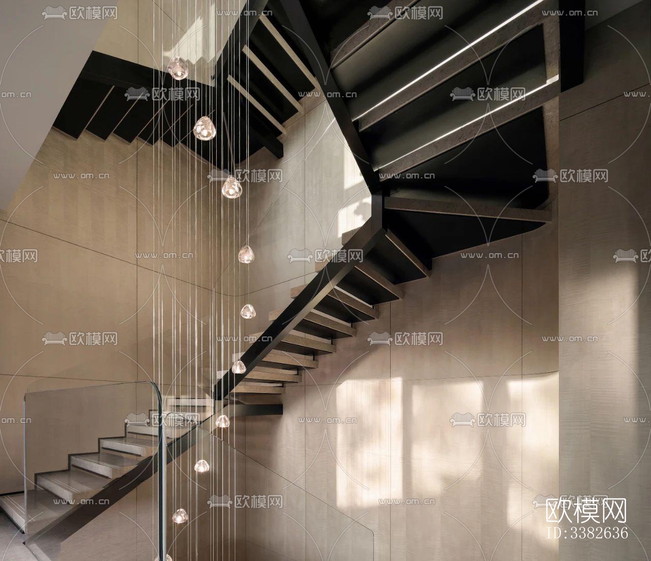 现代别墅效果图下载（渲染图5）