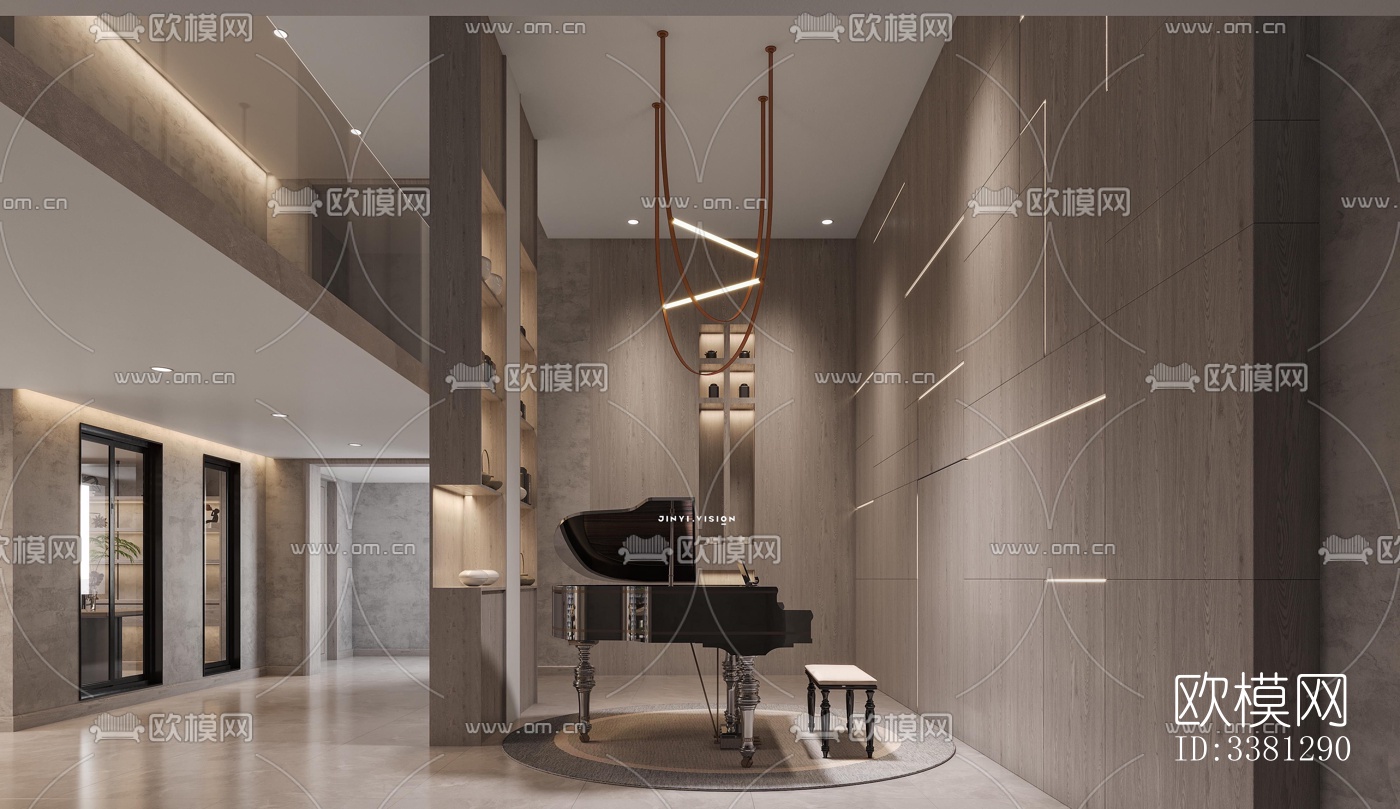 现代别墅效果图下载（渲染图5）