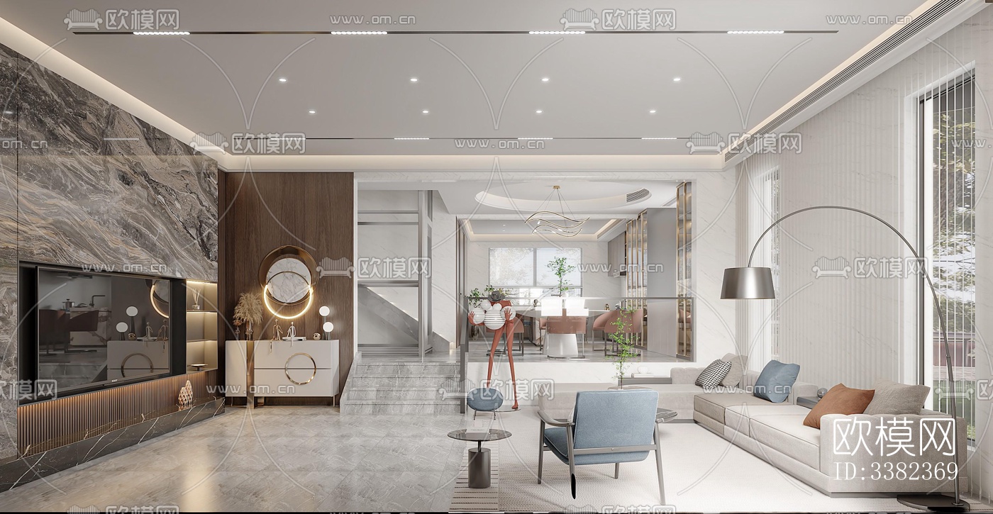 现代别墅效果图下载（渲染图6）