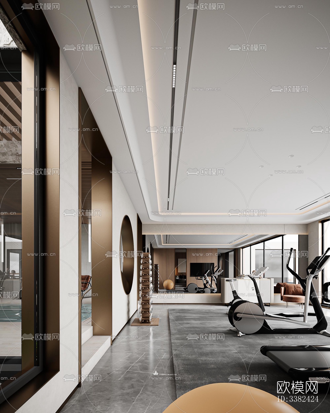 现代别墅效果图下载（渲染图14）