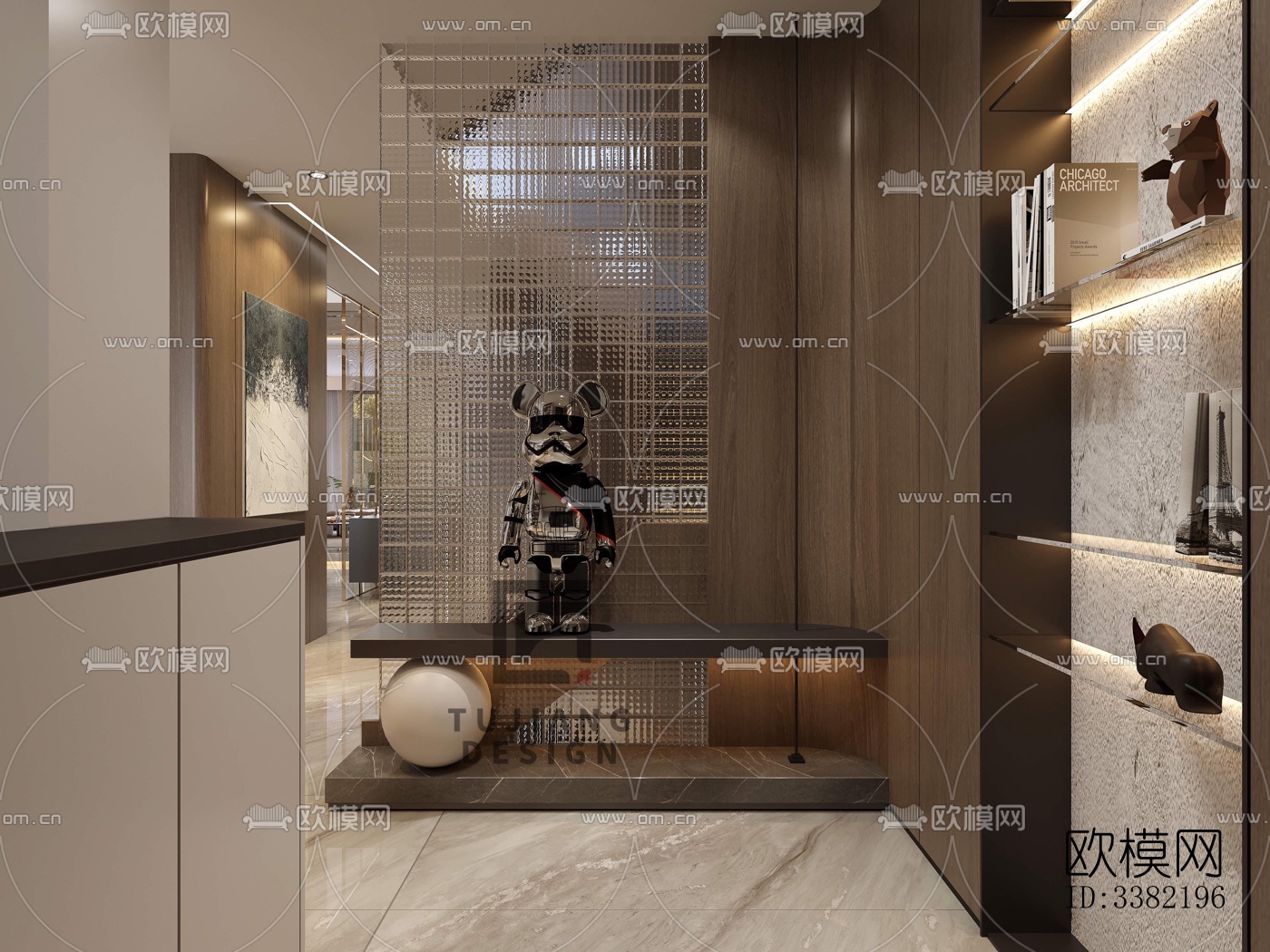 现代别墅效果图下载（渲染图8）