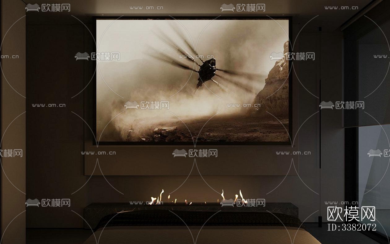 现代别墅效果图下载（渲染图12）