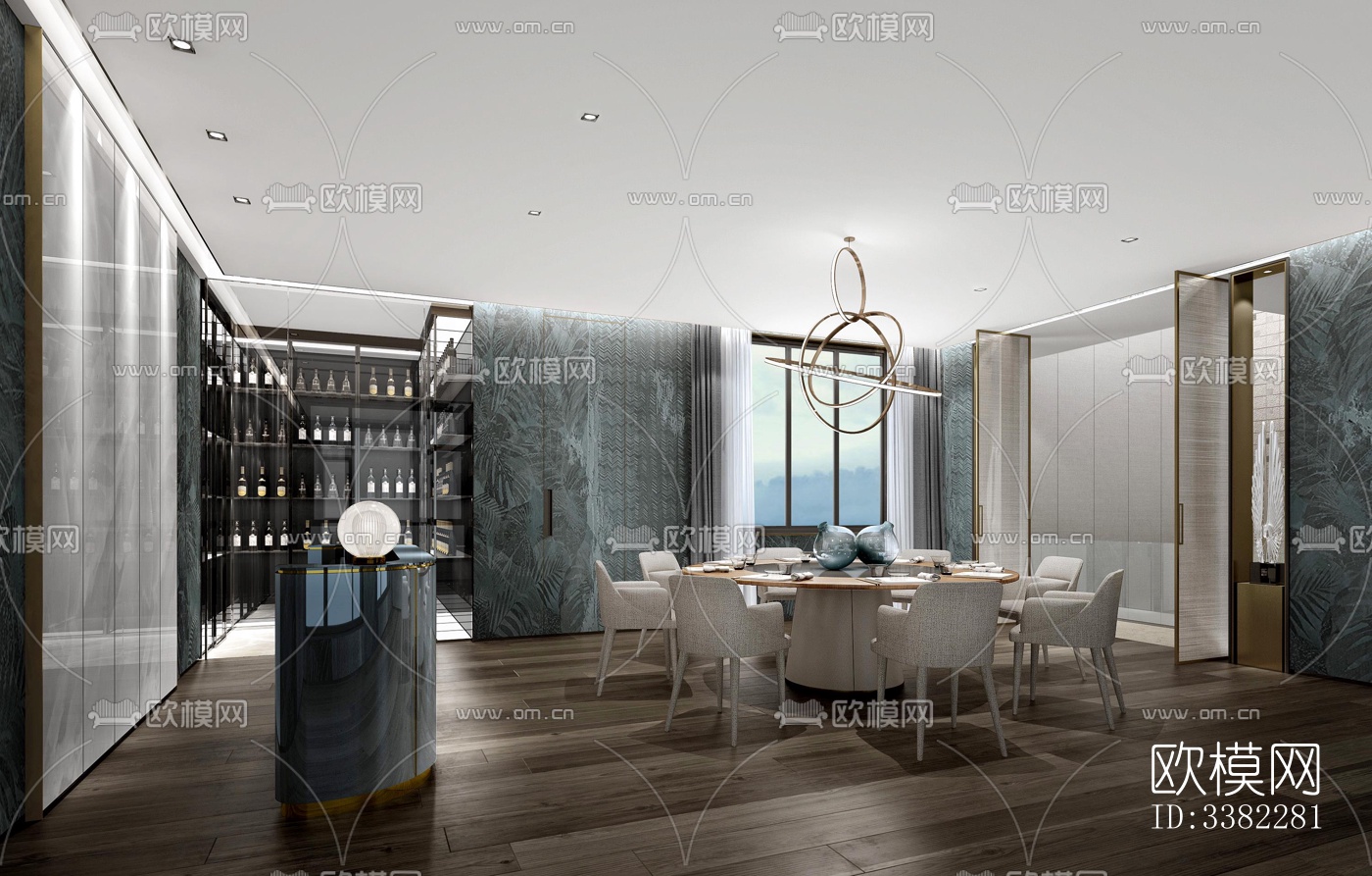 现代别墅效果图下载（渲染图3）