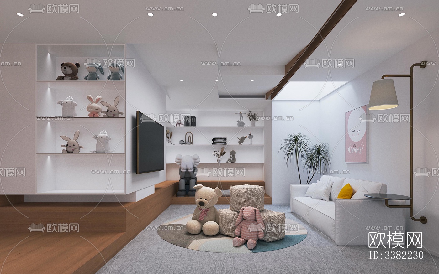 现代别墅效果图下载（渲染图10）