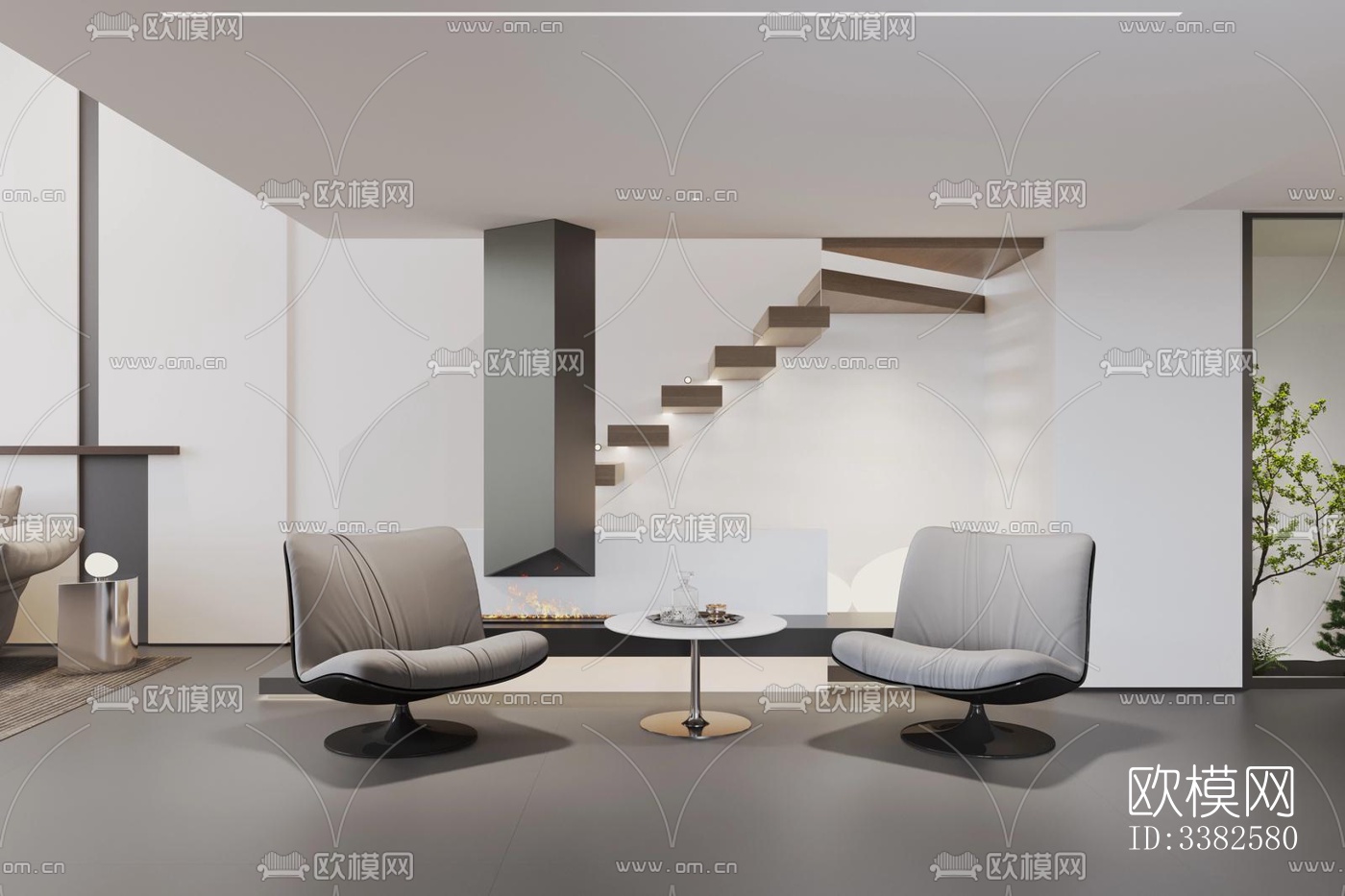 现代别墅效果图下载（渲染图5）