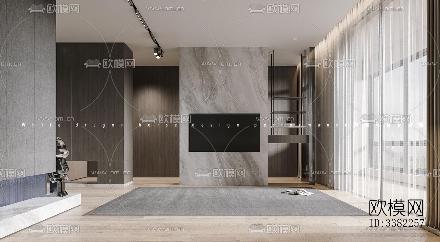 现代别墅效果图下载（渲染图1）