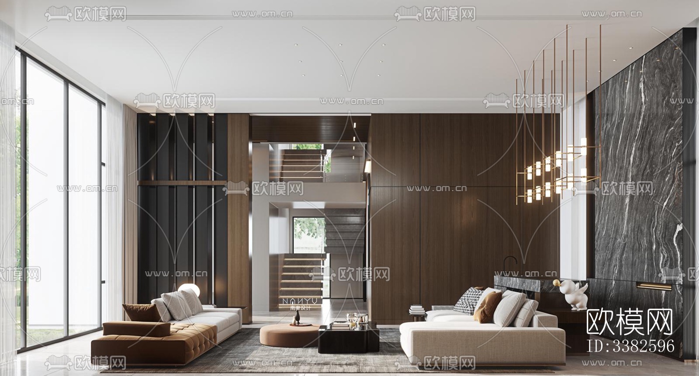 现代别墅效果图下载（渲染图4）