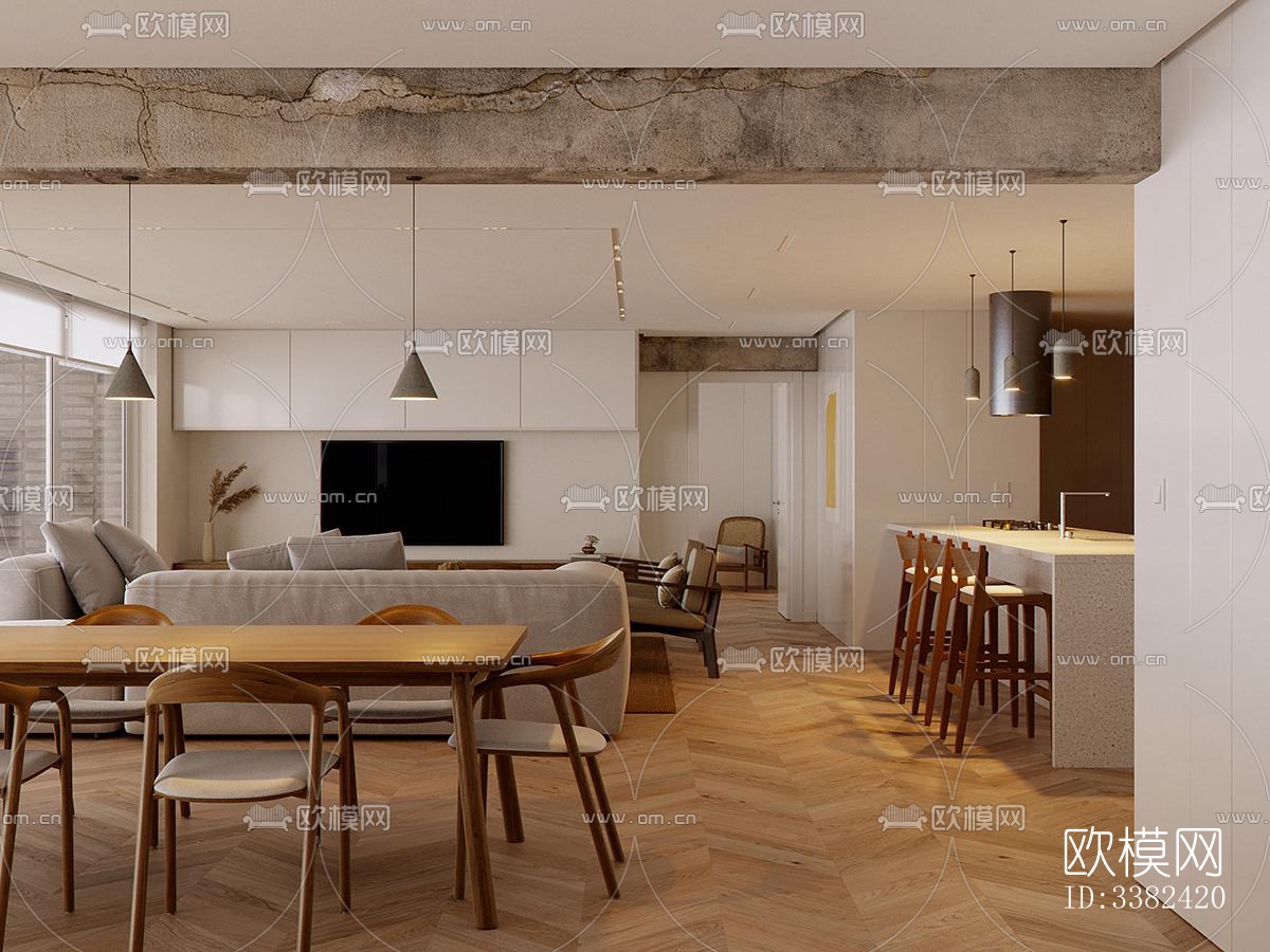 现代别墅效果图下载（渲染图10）