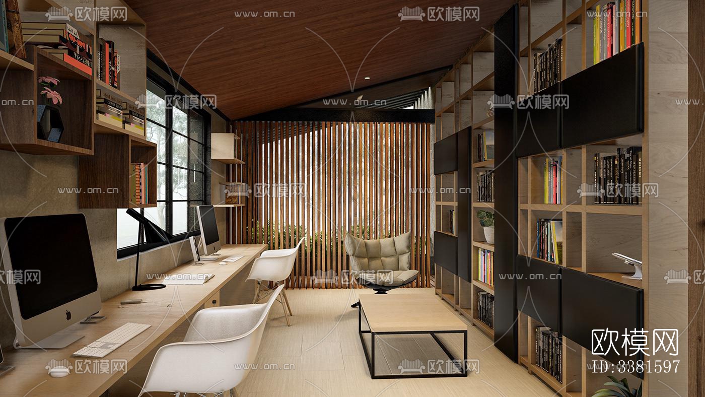 现代别墅效果图下载（渲染图17）