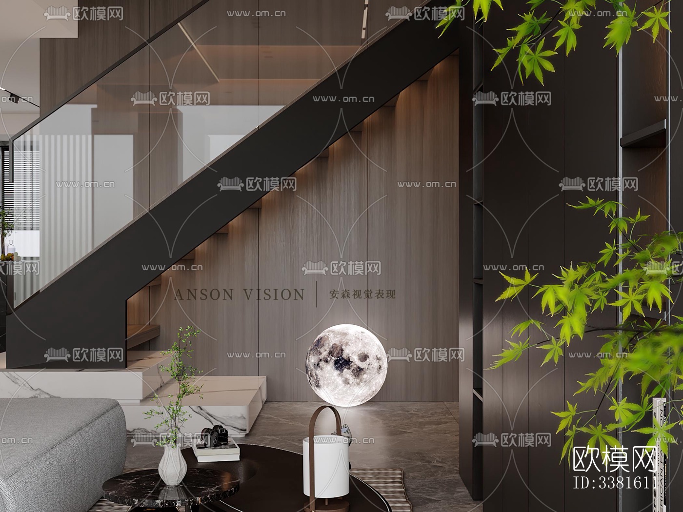 现代别墅效果图下载（渲染图6）