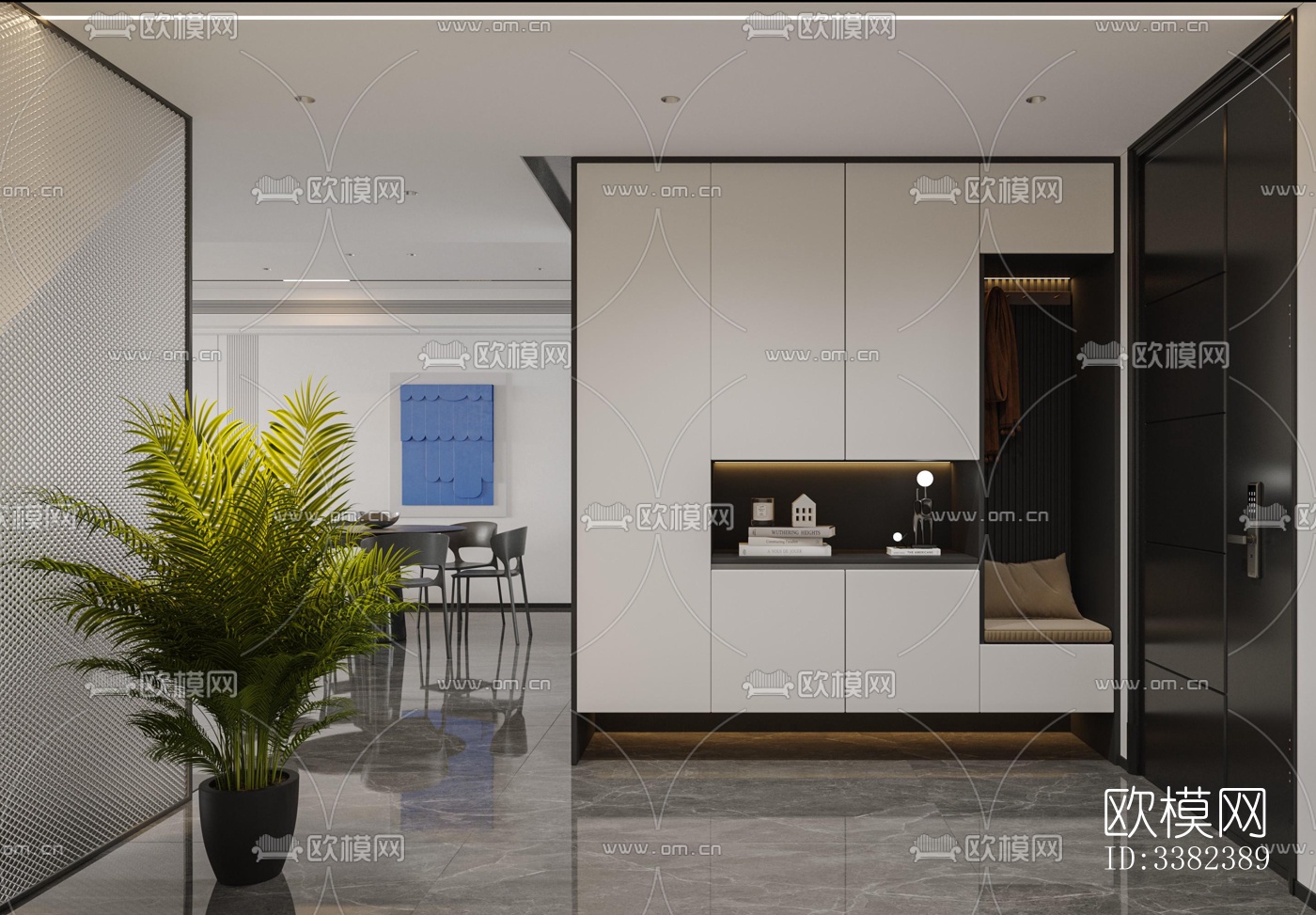 现代别墅效果图下载（渲染图4）