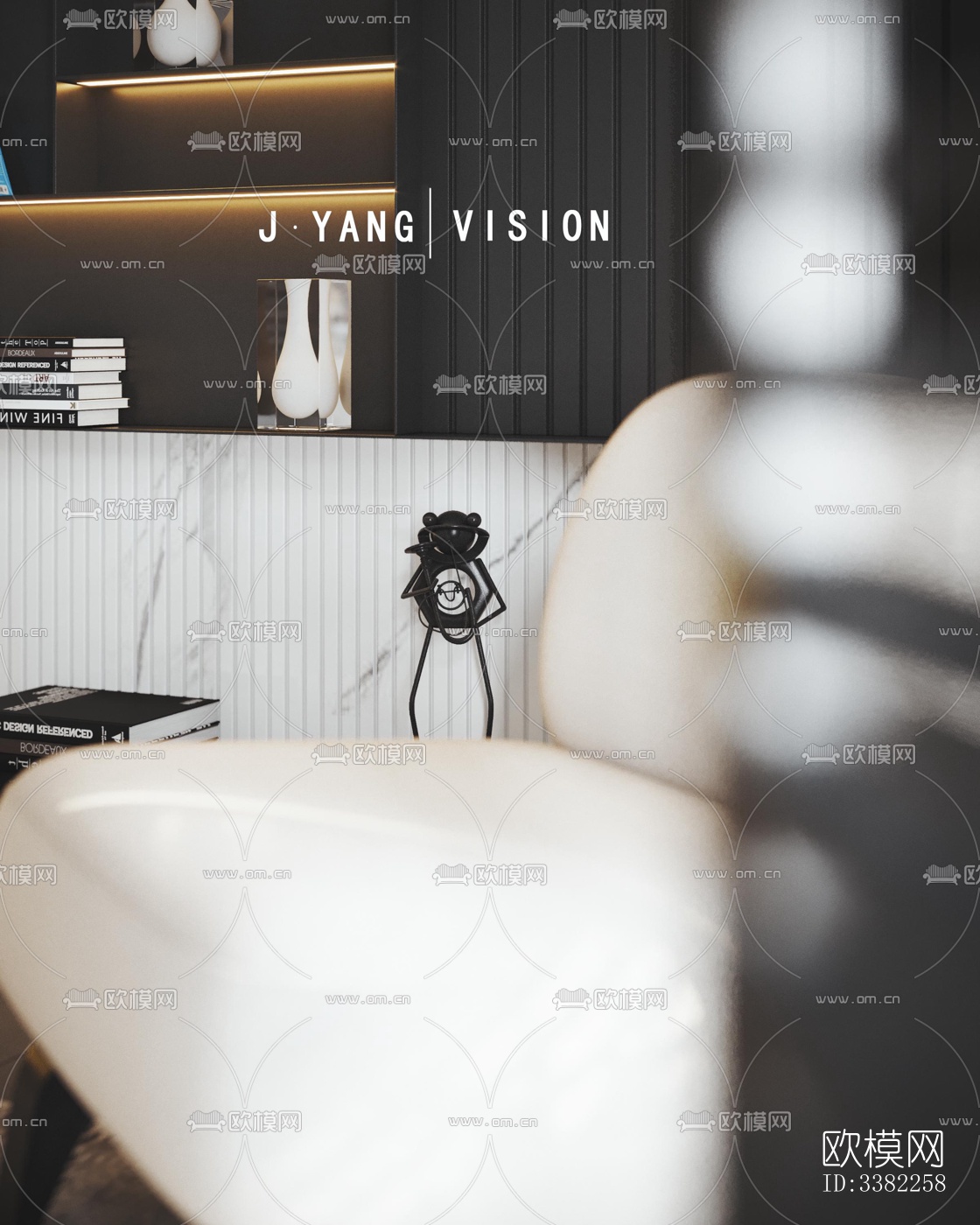 现代别墅效果图下载（渲染图3）