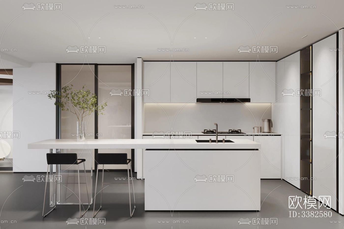 现代别墅效果图下载（渲染图6）