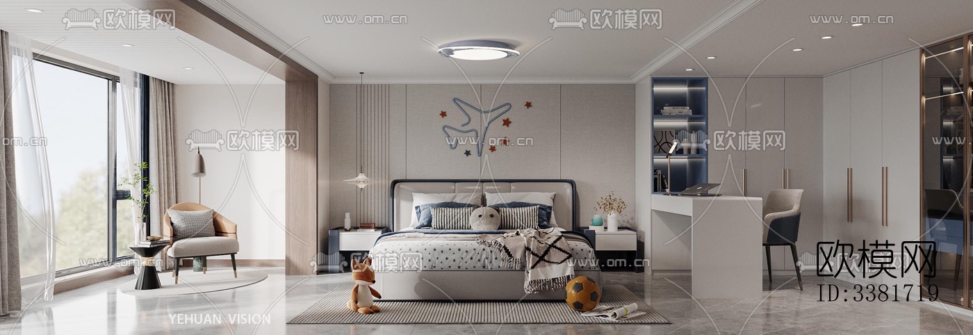 现代别墅效果图下载（渲染图9）