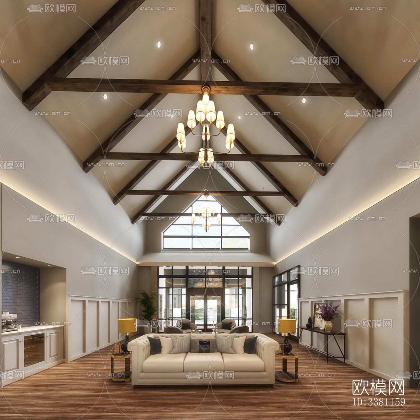 现代别墅效果图下载（渲染图5）