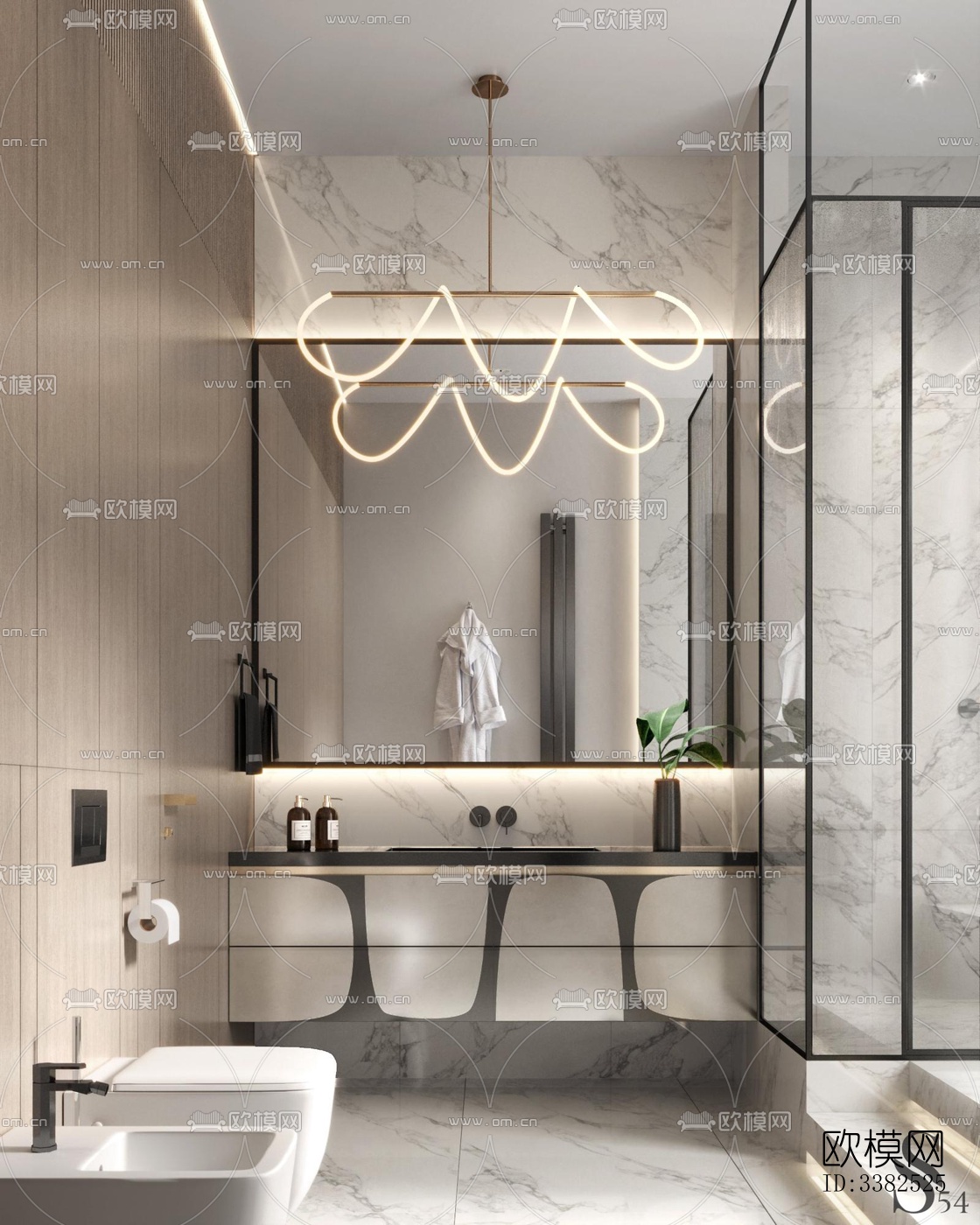 现代别墅效果图下载（渲染图7）