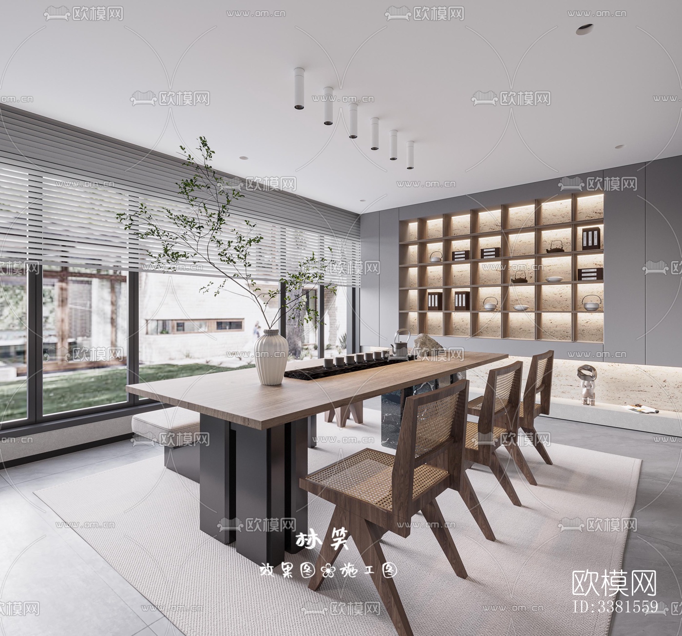 现代别墅效果图下载（渲染图1）