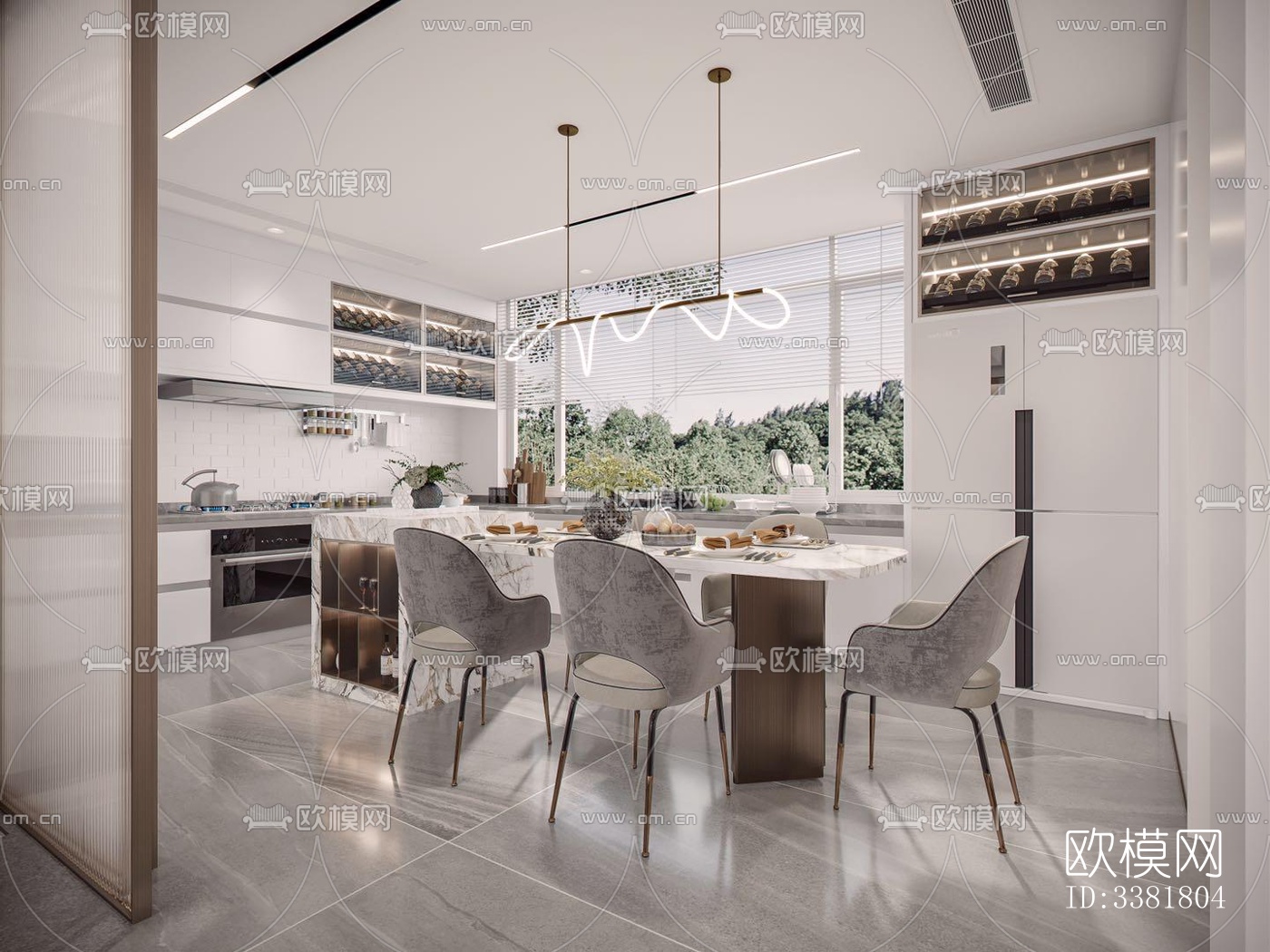 现代别墅效果图下载（渲染图3）