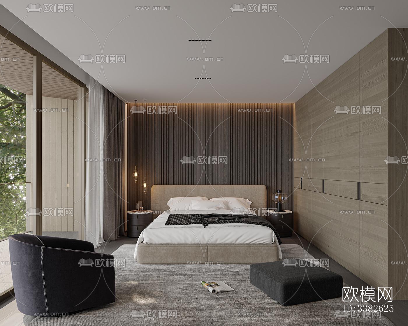 现代别墅效果图下载（渲染图17）