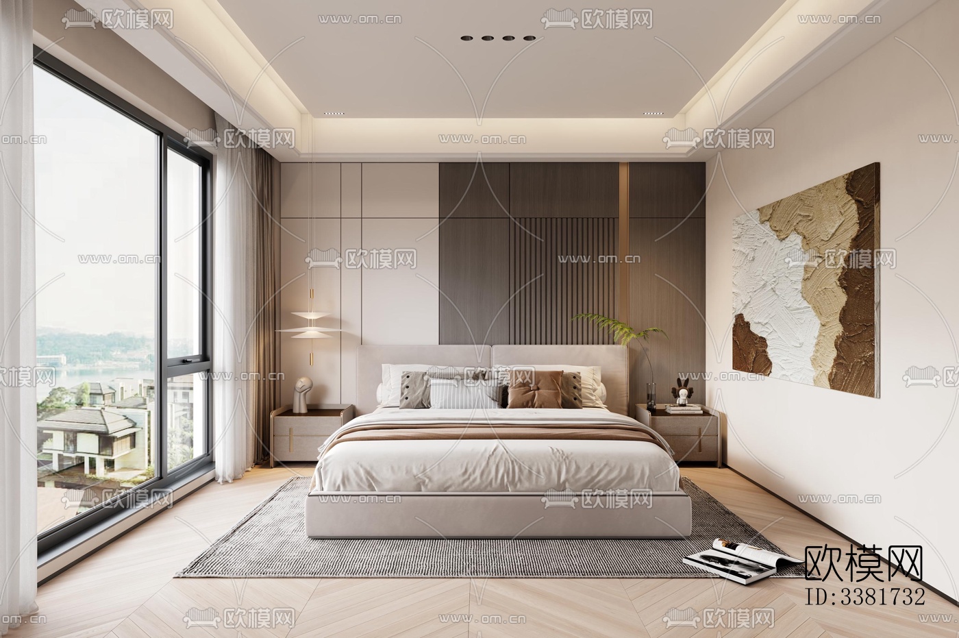 现代别墅效果图下载（渲染图3）