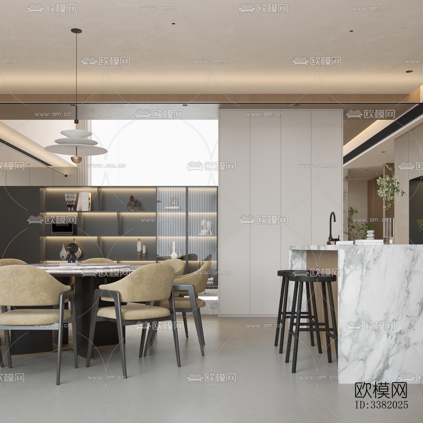 现代别墅效果图下载（渲染图4）