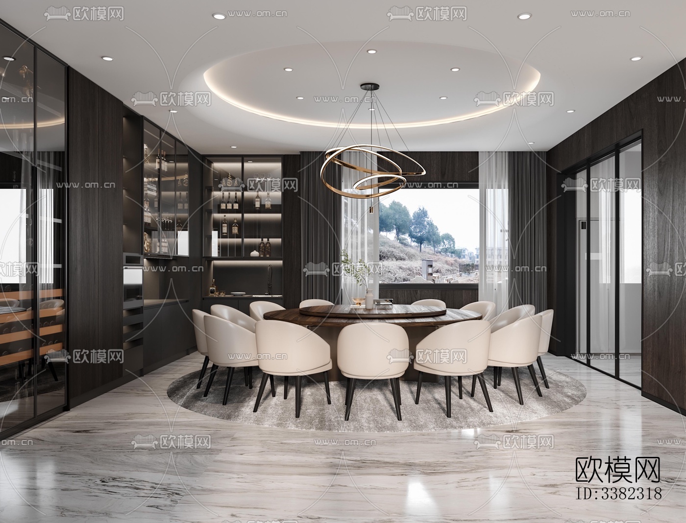 现代别墅效果图下载（渲染图5）