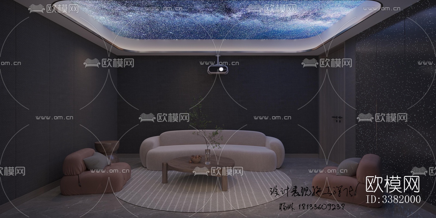 现代别墅效果图下载（渲染图14）