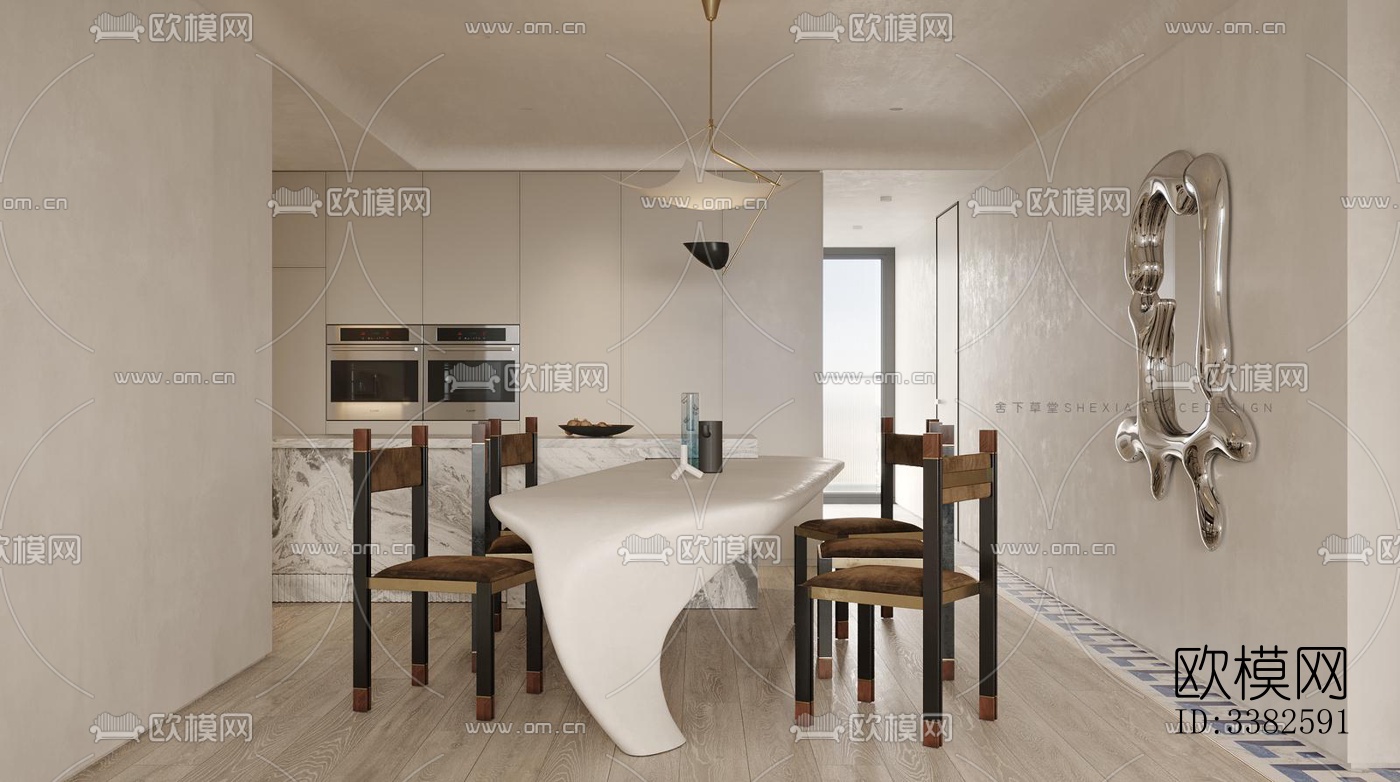 现代别墅效果图下载（渲染图15）